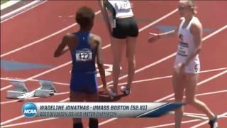 Wadeline Jonathas Wins 400M+200M National Titles at 2017 D3 Outdoor Track & Field Championship