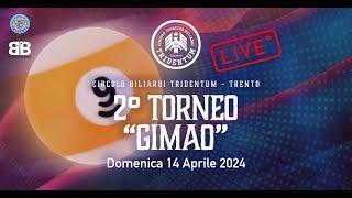 SEMIFINALE e FINALE 2° Torneo GIMAO -14 Aprile 2024  Trento - 9 Ball Circolo Biliardi Tridentum