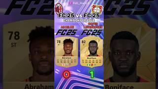 Ac Milan vs Bayer Leverkusen in FC25 #fyp #viral #shorts #ucl #milan #bayerleverkusen #fc25 #eafc25