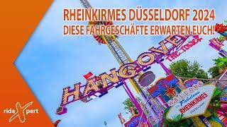 Rheinkirmes Düsseldorf 2024 - Diese Fahrgeschäfte erwarten euch! | by RideXpert in 4K