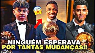 COM MUITAS MUDANÇAS!! OLHA COMO TÁ O RANKING ATUALIZADO DA BOLA DE OURO 2024!!