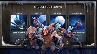 Meepo with Diretide Mount Abilities  - Dota 2 Diretide