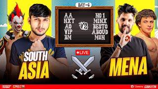 SOUTH ASIA vs MENA SERVER CS TOURNAMENT DAY 5  NXT, M8N OP,  #nonstopgaming -free fire live