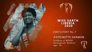 Miss Antoinette Harmon - MISS EARTH LIBERIA CONTESTANT 2020