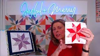 Daytime Quilting Hangout - Intro to Scrapbusting Season and the Rapid Fire Lemoyne Star Ruler Demo