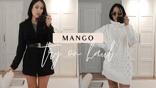 MANGO Fall Try On Haul | Sweater Dresses & Blazers | Alexandra Sash