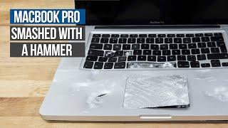 Can this destroyed MacBook Pro be repaired?