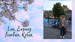 Surprising Night Time Transformation in Lviv! Relaxing Music and Fountain Show!#relax #youtube #new