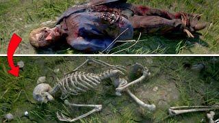 Stages of Corpse Decay in RDR2