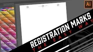 HOW TO MAKE REGISTRATION MARKS FOR SCREEN PRINTING IN ADOBE ILLUSTRATOR