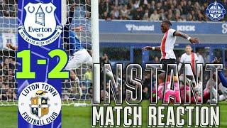 Everton 1-2 Luton Town | Gwladys Street Reaction