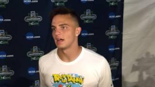 Devon Allen on his NCAA hurdles championship