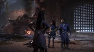 Angelina Jolie Rook Meets Lucanis & Teia in Treviso - Dragon Age: The Veilguard