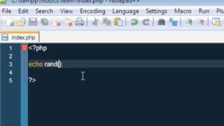 Intro into PHP - 22 - Rand