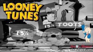 LOONEY TUNES (Looney Toons): PORKY PIG - Porky's Railroad (1937) (Remastered) (HD 1080p)