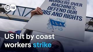 Why US port workers reject a 50% pay raise | DW News