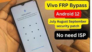 Vivo Android 12 FRP Bypass No need ISP ||  Vivo Y21 FRP Bypass Tutorial July August Sep Sceurity