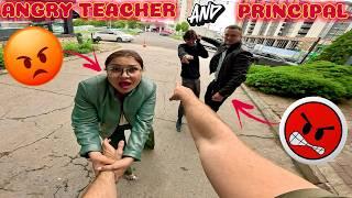 WE SKIPPED THE FINAL EXAM. ESCAPING ANGRY TEACHER AND PRINCIPAL (Funny ParkourPOV) @MihaiCatareu