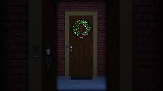 Christmas Door Created in Blender