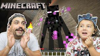 ENDERMANİ TOKATLADIK! KORKU DOLU MADENLER! MİNECRAFT 3.Bölüm