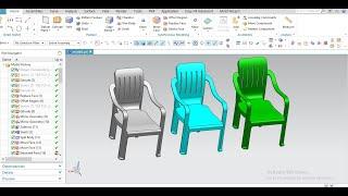 Chair designing using NX 12