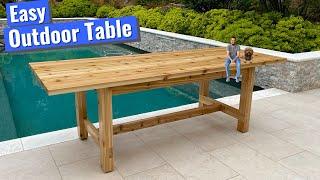 Build a DIY Outdoor Table