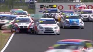 WTCC 2013 Hungaroring -Tarquini Ütközése/CRASH - 2013.05.05.