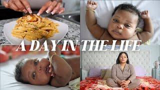 A DAY IN THE LIFE OF A FIRST TIME MOM | cooking, baby bath time, mental health, and more