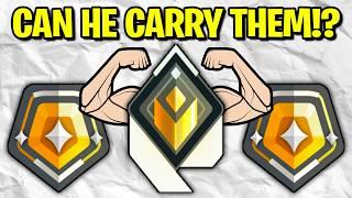 Can 1 Radiant Carry 2 Golds VS 5 of EVERY RANK?