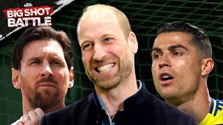 Prince William picks Messi vs Ronaldo winner and gives David Beckham a huge boost | Big Shot Battle