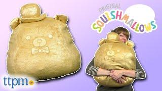 SQUISHMALLOWS 100 MILLIONTH 16" METALLIC GOLD HANS REVIEW!