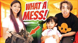 Cleaning our WHOLE House with our 3-year old Daughter!