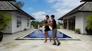 Salsa Combo for Social Dance #2 | Salsa In Bali | Made Lasia and Ayu Ris