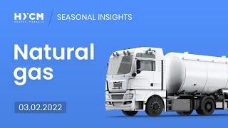 HYCM Seasonal Insights: Natural Gas seasonals point to falls, risk from Russia looms large 03/02/22
