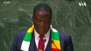 Zimbabwe President Emmerson Mnangagwa Addresses 78th UNGA