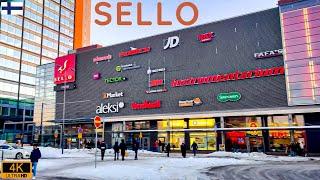 Sello Shopping Center, Espoo  -  Full Walking Tour  [4K]