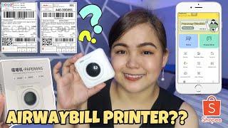 AIRWAYBILL PRINTER FOR SHOPEE SELLERS | PAPERANG TUTORIAL | SHOPEE ORDERS