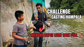 Challenge Casting Hampala Sama Adek-Adek, Menang Dapat Umpan Satu Box‼️