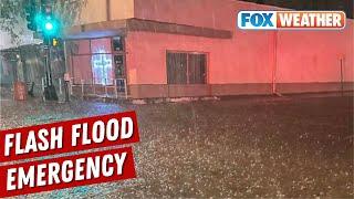 Torrential Rain, Thunderstorms Lead To Flash Flood Emergency In Roswell, New Mexico