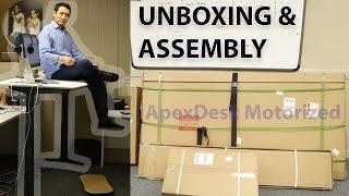 Apex Motorized Standing Desk | Unboxing & Assembly