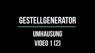 Inventor Gestellgenerator: Umhausung Video 2(2)