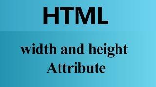 84. width and height Attribute in HTML (Hindi)