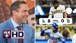 The Dodgers are not done yet! - MLB Network on Ohtani explodes helps Dodgers beat Padres 8-0 in GM 4