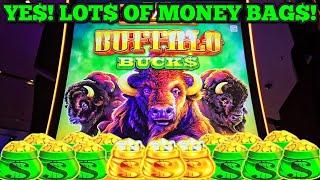 4 COIN BUFFALO BUCKS BONUS ON BUFFALO TRIPLE POWER SLOT | Las Vegas Slots | ARIA Casino Las Vegas