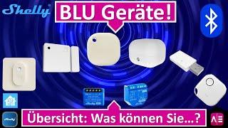 Übersicht Shelly BLU Geräte: Für was sind die Geräte? Was können Sie?