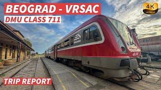 【4K】From Belgrade to Vršac - Experience From the Serbian DMU Train - With Captions【CC】