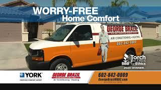 George Brazil Air Conditioning & Heating - Now offering Worry-Free Home Comfort by York®