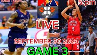 #PBA(LIVE)BRG GINEBRA SAN MIGUEL VS MERALCO BULLS) game today .49th .5; pm game 3 finals.