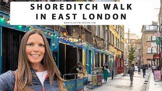 SHOREDITCH WALKING TOUR IN LONDON | Old Street | Hoxton Square | Shoreditch High Street | Street Art