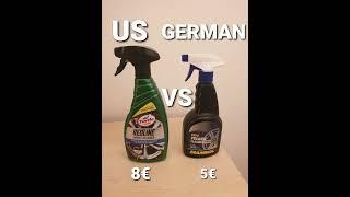 Turtle Wax Redline Wheelcleaner (US) VS (GERMAN) Mannol Felgen Cleaner 9975 #shorts